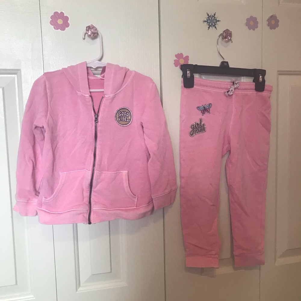 Pink Jogging Suit